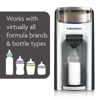 New and Improved Baby Brezza Formula Pro Advanced Formula Dispenser Machine - Automatically Mix a Warm Formula Bottle Instantly - Easily Make Bottle with Automatic Powder Blending**New in box**