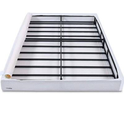 Amazon Basics Smart Box Spring Bed Base, 5-Inch Mattress Foundation - Full Size, Tool-Free Easy Assembly**New in box**