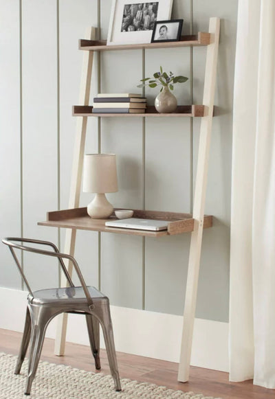 Better Homes & Gardens 71" Bedford Leaning Desk, Ivory- NEW IN BOX!!!