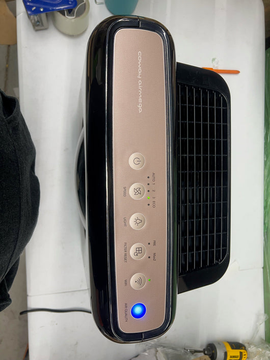Coway Airmega AP-1512HHS App-Enabled Smart Technology, Compatible with Amazon Alexa True HEPA Air Purifier, Black/Bronze- Lightly Used, Tested and Works Great!!!