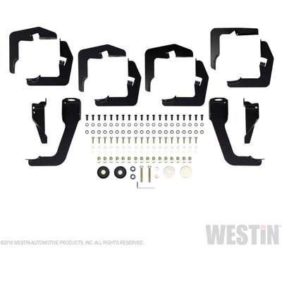 Westin 21-534615 Black Pro Traxx 5 Oval W2W Nerf Step Bars fits 2015-2020 F-150 SuperCab (6.5ft. Bed) 1 Pair- NEW IN BOX!!!