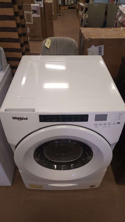Whirlpool 4.5-cu ft Closet-Depth High-Efficiency Front Load Washer with Load and Go Dispenser - White USED - TESTED & WORKS GREAT!