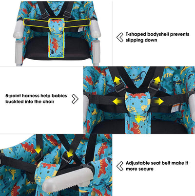 Hook On Chair, VEEYOO Clip On High Chair Folding Fast Table Chair, Portable Baby Feeding Seat Attach to Table for Home and Travel (new in the box)