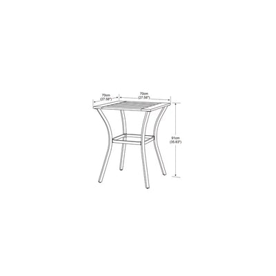 Better Homes & Gardens Hawthorne Park 3-Piece High Outdoor Bistro Set**New and assembled**