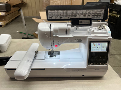 Brother Computerized Sewing and Embroidery Machine, Wireless LAN Connected, 193 Built-in Embroidery Designs, 241 Built-in Stitches, 3.7" LCD Touchscreen Display!! LIGHTLY USED(SOME MINOR ACCESSORIES ARE MISSING BUT MAJOR PARTS ARE ALL THERE)!!