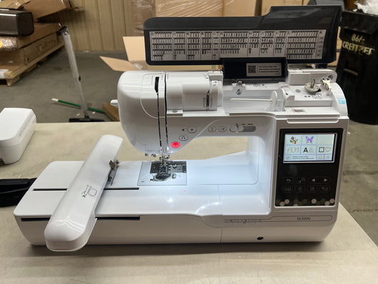 Brother Computerized Sewing and Embroidery Machine, Wireless LAN Connected, 193 Built-in Embroidery Designs, 241 Built-in Stitches, 3.7" LCD Touchscreen Display!! LIGHTLY USED(SOME MINOR ACCESSORIES ARE MISSING BUT MAJOR PARTS ARE ALL THERE)!!