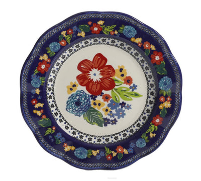 The Pioneer Woman Dazzling Dahlias 12-Piece Dinnerware Set, Cobalt- NEW IN BOX!!!!