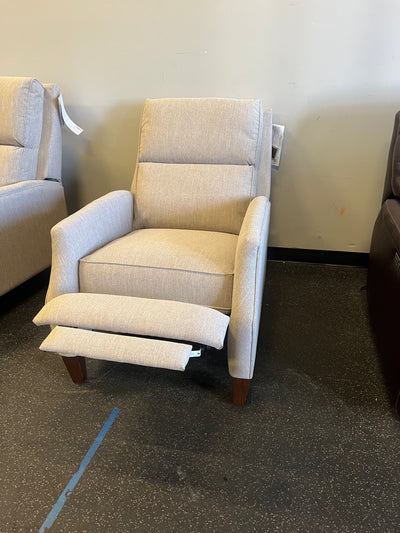 REDUCED! Tiegan Fabric Pushback Recliner, Beige!! NEW AND ASSEMBLED!!