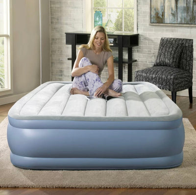 Beautyrest Hi Loft 16" Full Air Mattress with A/C Pump- NEW IN BOX!!!