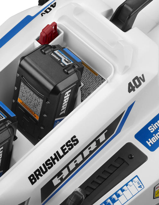 HART 40-Volt Cordless 20-inch Brushless Self Propelled Mower Kit, (1) 6.0 Ah Lithium-Ion Battery, (1) Battery Charger!! NEW IN BOX!!