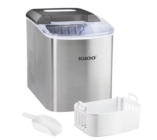 Igloo IGLICEB33BK 33-Pound Automatic Portable Countertop Ice Maker Machine, Black- Lightly Used, Very Clean!!!