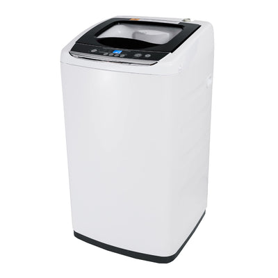 BLACK+DECKER Small Portable Washer, Washing Machine for Household Use, Portable Washer 0.9 Cu. Ft. with 5 Cycles, Transparent Lid & LED Display**Used once,minor dents from shipping**