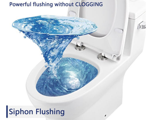 DeerValley DV-1F52626 One-Piece Toilet 1.28 GPF Standard Toilets Ceramic in White Elongated Toilets with Left Trip Lever!! NEW IN BOX!!