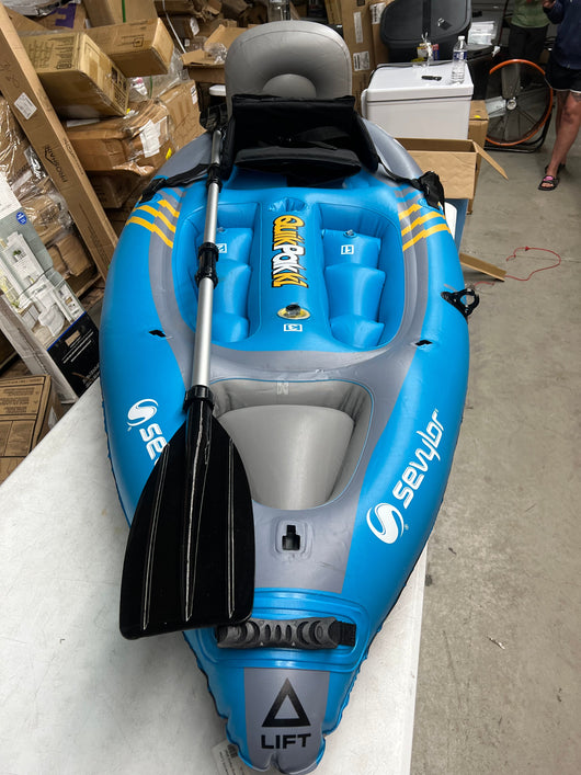 Sevylor Quikpak K1 One Person Kayak, Inflatable- LIGHTLY USED BUT VERY CLEAN!!!!