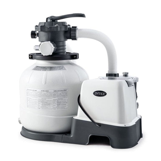Intex Krystal Clear Sand Filter & Saltwater System 2,100 GPH Combo Filter Pump CG-26675EG, 110-120V with GFCI**New in Box**