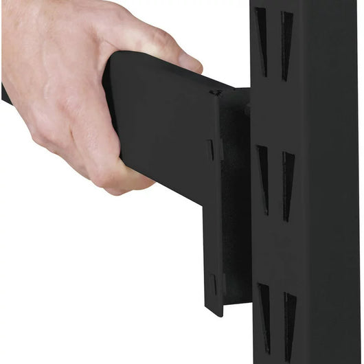 Muscle Rack 3-Tier Black 77"W x 24"D x 72"H Steel Welded Storage Rack**New,small dents from shipping**