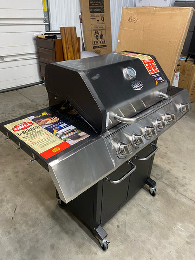 Expert Grill 5-Burner Propane Gas Grill with Side Burner- NEW AND ASSEMBLED!!!! (PLEASE READ DESCRIPTION!!!!)