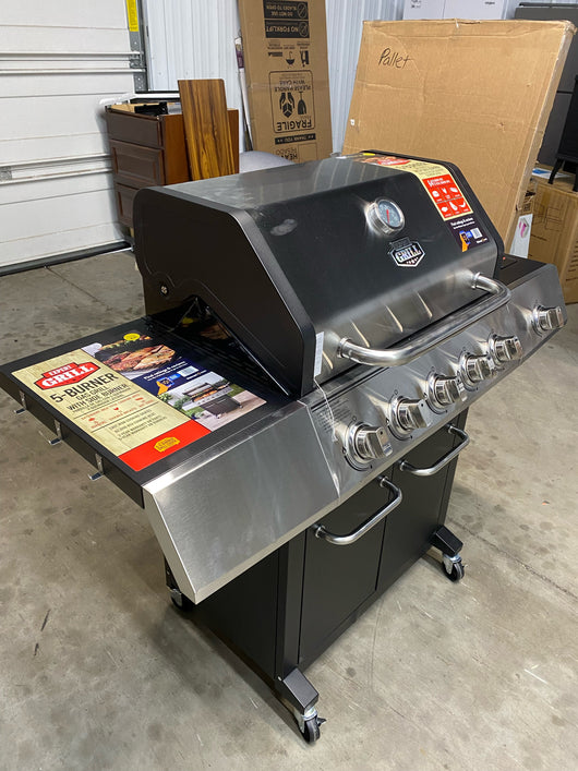 Expert Grill 5-Burner Propane Gas Grill with Side Burner- NEW AND ASSEMBLED!!!! (PLEASE READ DESCRIPTION!!!!)