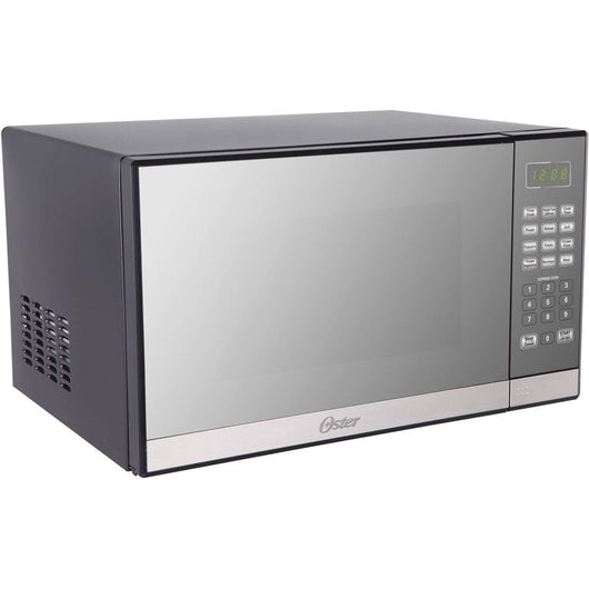 Oster 1.3 Cu. ft. Stainless Steel with Mirror Finish Microwave Oven with Grill**New,used very few times**