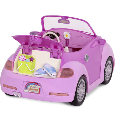 Glitter Girls – Purple Convertible Car & 14-inch Poseable Doll Candice- NEW IN BOX!!!