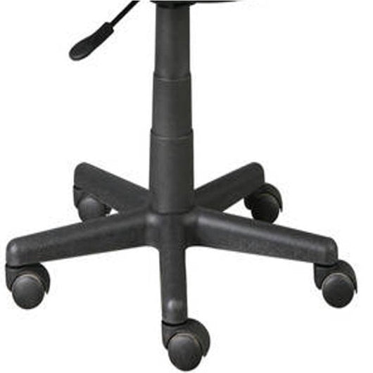 Urban Shop Task Chair with Adjustable Height & Swivel, 225 lb. Capacity, Blue Print- NEW (small stain on seat)