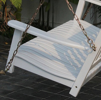 Better Homes & Gardens Delahey Outdoor White Porch Swing- NEW IN BOX!!!