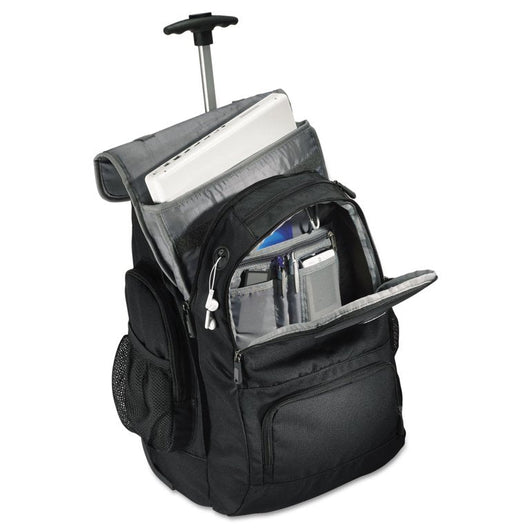 Samsonite luggage Div Rolling Backpack, 14 X 8 X 21, Black/charcoal**New**