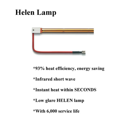 KAPAS 1500W Indoor/Outdoor Halogen Infrared Electric Space Heater, Wall Mounted, Remote Control!  -Brand new in the box