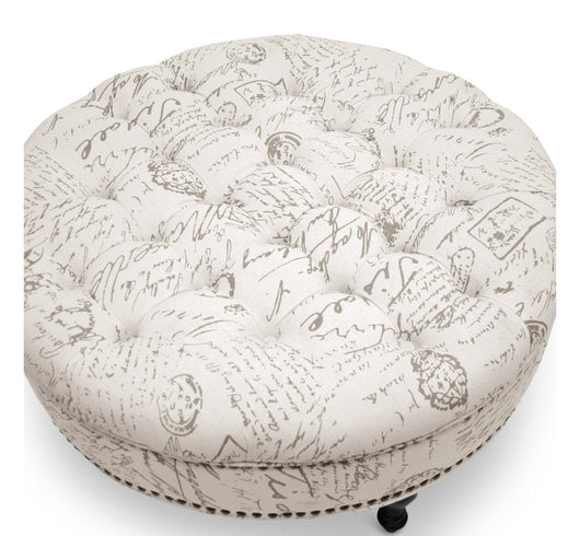 Baxton Studio Palfrey Upholstered Ottoman (new)