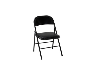 Mainstays Vinyl Folding Chair (4 Pack), Black- NEW IN BOX!!!