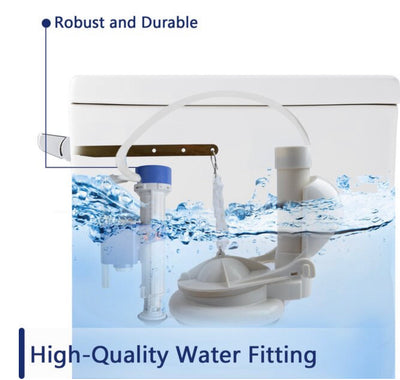 DeerValley DV-1F52626 One-Piece Toilet 1.28 GPF Standard Toilets Ceramic in White Elongated Toilets with Left Trip Lever!! NEW IN BOX!!