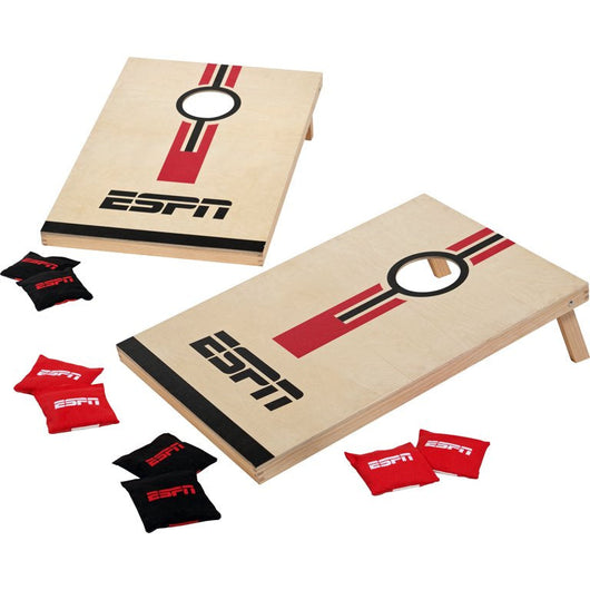 ESPN 36 inch Solid Wood Cornhole Set with All-Weather Bean Bags**New in Box**