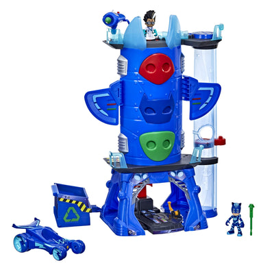 PJ Masks Deluxe Battle HQ Playset with Lights and Sounds, 2 Action Figures, Car Toy, Preschool Toys, Toys for 3 Year Old Boys and Girls and Up**New in box**