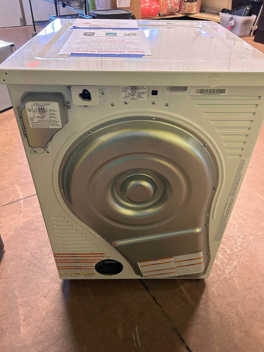 GE - 4.3 Cu. Ft. 14-Cycle Electric Dryer - White!  -Brand new out of the box (Does have a very small indent on bottom left corner, photos shown)