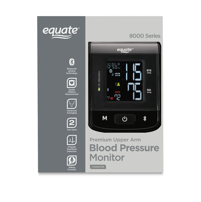 Equate 8000 Series Premium Upper Arm Cuff Blood Pressure Monitor- NEW IN BOX!!!