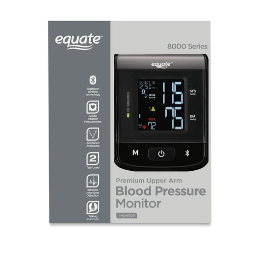 Equate 8000 Series Premium Upper Arm Cuff Blood Pressure Monitor- NEW IN BOX!!!