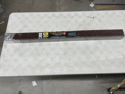 Rubberific 4-ft Brown Rubber Landscape Edging Section, 2-Pack (8 Total ft)**New**