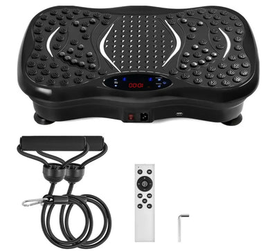 VEVOR Vibration Plate Exercise Machine, Whole Body Exercise Vibration Fitness Platform, 350 Lbs. LCD 3 Levels Massage Remote Bluetooth USB Music, Fitness Vibration Machine- NEW IN BOX!!!