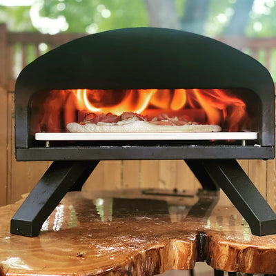 Bertello Outdoor Pizza Oven Everything Bundle - Gas, Wood & Charcoal Fired Outdoor Pizza Oven. Portable Pizza Oven AS SEEN ON SHARK TANK**New in box**