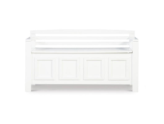 Linon Laredo Storage Bench, White- NEW IN BOX!!!