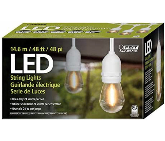 Feit Electric 48' LED Filament String Light Set