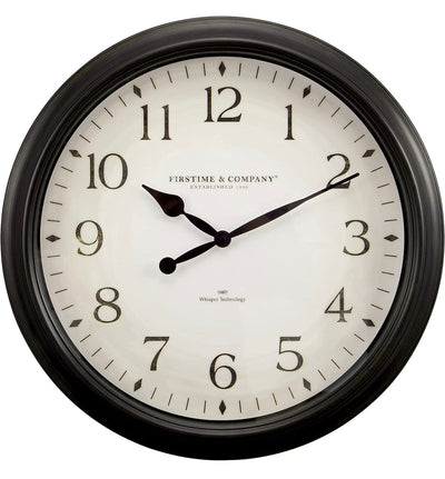 FirsTime & Co.® Avery Whisper Wall Clock, American Crafted, Oil Rubbed Bronze, 20 x 2 x 20- NEW OUT OF BOX!!!
