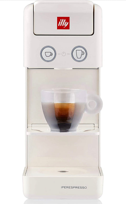 Illy Y3.3 Espresso and Coffee Machine, 12.20x3.9x10.40 (White)- Lightly Used, Very Clean and Works Great!!!!