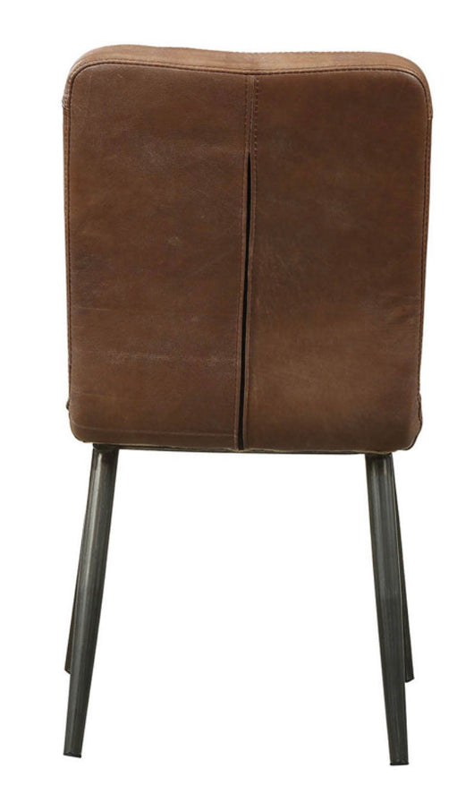Acme Furniture Millerton 2 Piece Side Chairs, Vintage Chocolate!! NEW OUT OF BOX!!