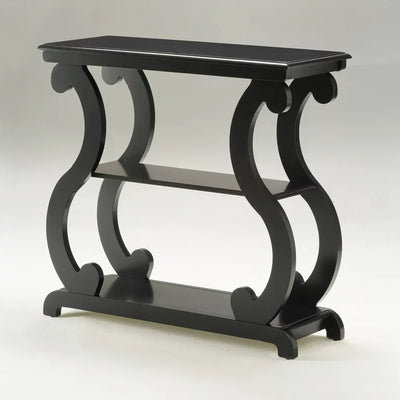 Lucy Console Table, Ivory distressed distressed finish, transitional for living room, entryway or bedroom**New in box**