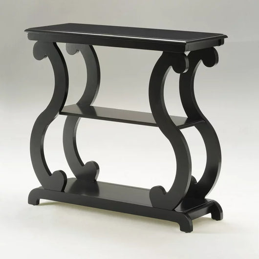 Lucy Console Table, Ivory distressed distressed finish, transitional for living room, entryway or bedroom**New in box**