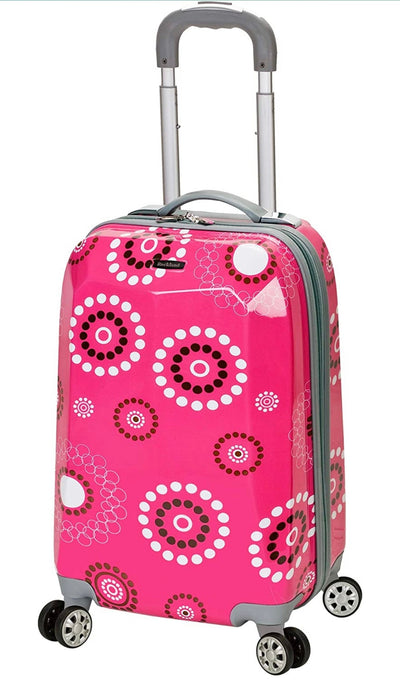 Rockland Vision Hardside Spinner Wheel Luggage, Pink Pearl, Carry-On 20-Inch!! NEW OUT OF BOX!!