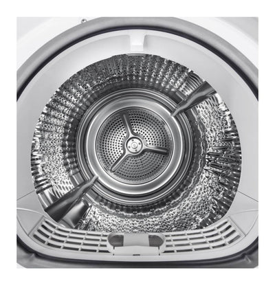 GE - 4.3 Cu. Ft. 14-Cycle Electric Dryer - White!  -Brand new out of the box (Does have a very small indent on bottom left corner, photos shown)