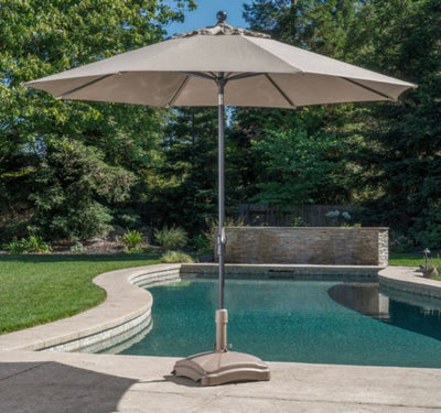 ProShade 10’ Market Umbrella w/ Gray pole, Mushroom Color!! NEW IN BOX!!