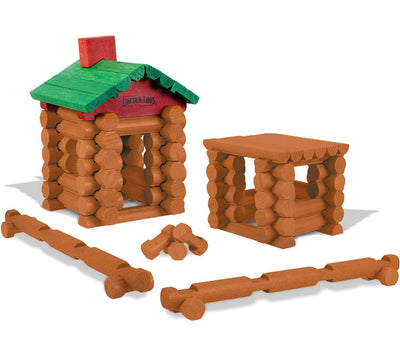 Lincoln Logs – 100th Anniversary Tin, 111 Pieces, Real Wood Logs - Ages 3+ - Best Retro Building Gift Set For Boys/Girls - Creative Construction Engineering - Preschool Education Toy- NEW (Dented Tin)